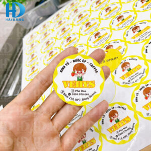 In ấn tem nhãn decal giá rẻ Ninh Bình