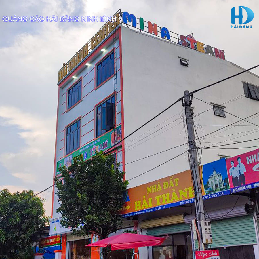 QUẢNG CÁO HẢI ĐĂNG- Biển mầm non song ngữ Mina steam