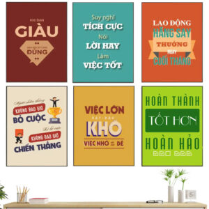 tranh canvas động lực