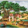 Tranh canvas đồng quê Việt Nam