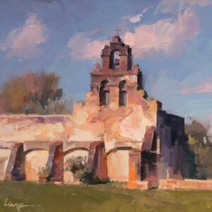 Tranh sơn dầu chủ đề pháo đài