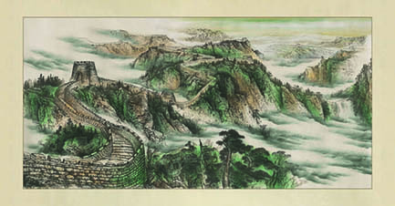 Tranh vạn lý trường thành - Quảng cáo Hải Đăng