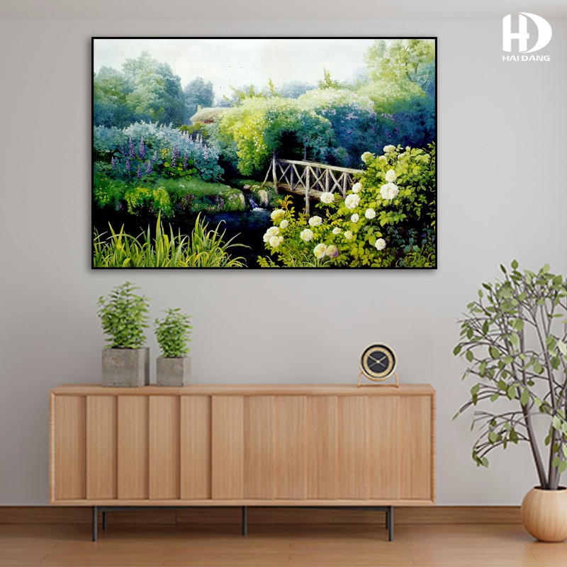 XƯỞNG SẢN XUẤT TRANH DECOR GIÁ RẺ- CHUYÊN CUNG CẤP TRANH SƠN DẦU IN CANVAS - Quảng cáo Hải Đăng