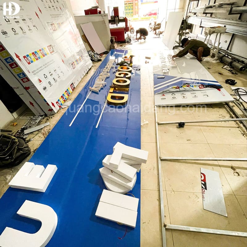 công trình biển Alu cho công ty Thương Mại và Dịch Vụ DIỆU LINH