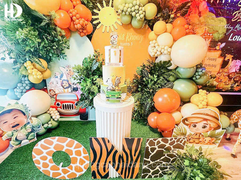 quảng cáo hải đăng - Bộ decor BỮA TIỆC SINH NHẬT ĐÁNG YÊU CỦA LOUIS KHỔNG (7)